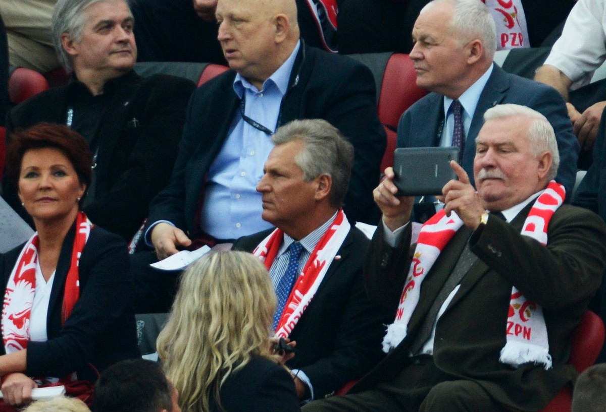 Politycy na Stadionie Narodowym