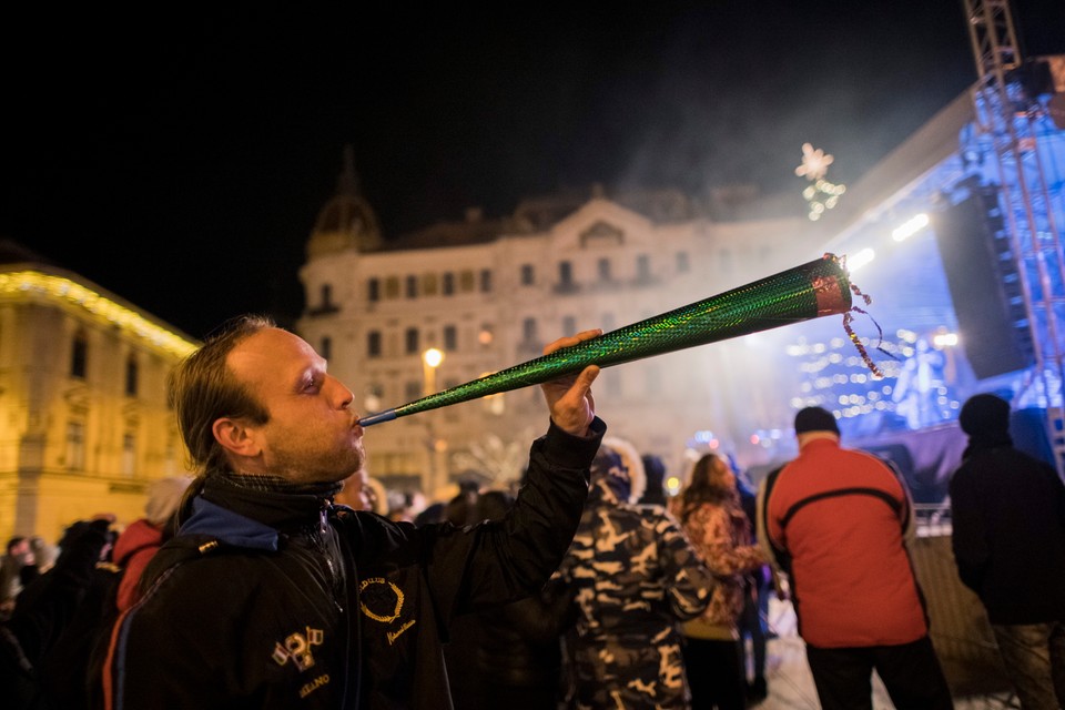 Zabawa sylwestrowa na Węgrzech