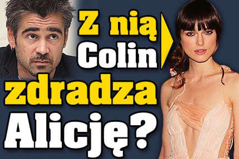 Z nią Colin zdradza Alicję?