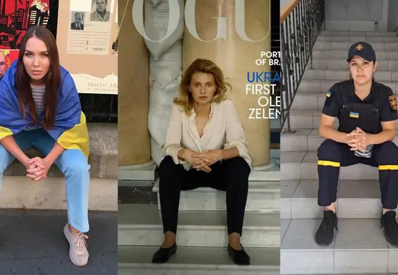 "Siedzę, jak chcę!". Ukrainki odpowiadają na krytykę Ołeny Zełenskiej po okładce Vogue'a