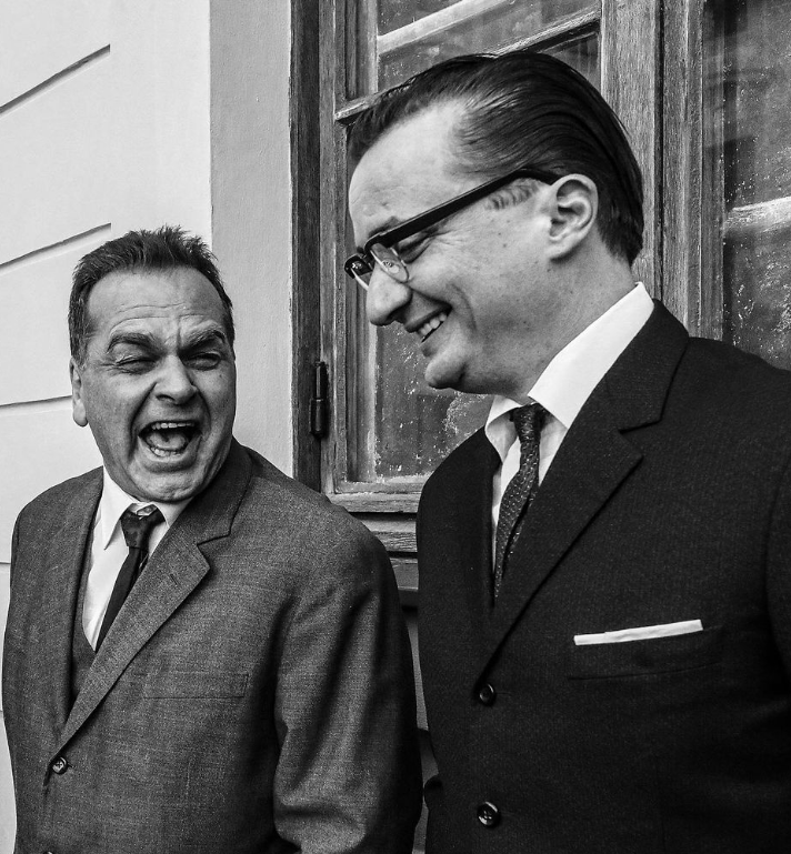 Doposiaľ nezverejnené fotky Heribana z filmu Muž, který stál v cestě.