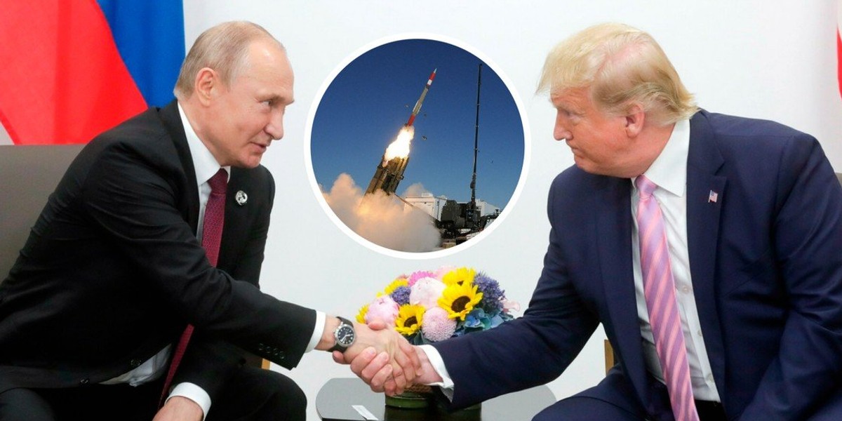 Donald Trump i Władimir Putin.