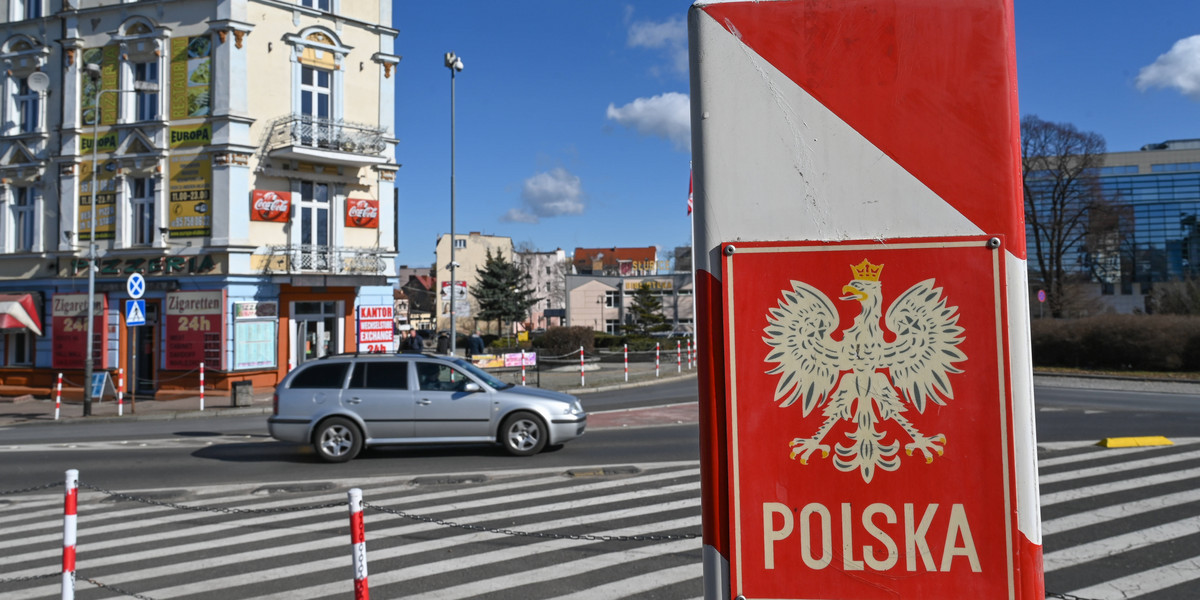 Na zdjęciu granica polsko-niemiecka w Słubicach.