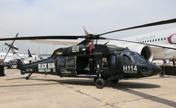 Policyjny Black Hawk na pikniku. Szefernaker: Miał tylko stać