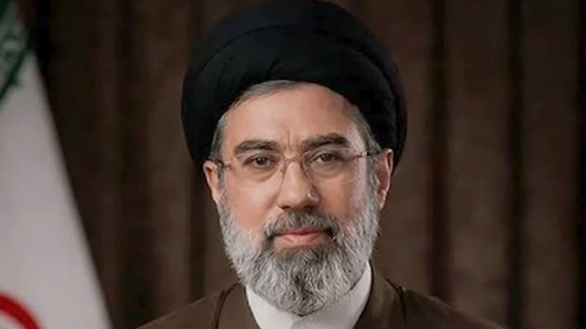 Nový najvyšší vodca Iránu Modžtabá Chameneí.