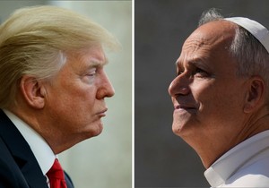 Donald Tramp i papa Lav