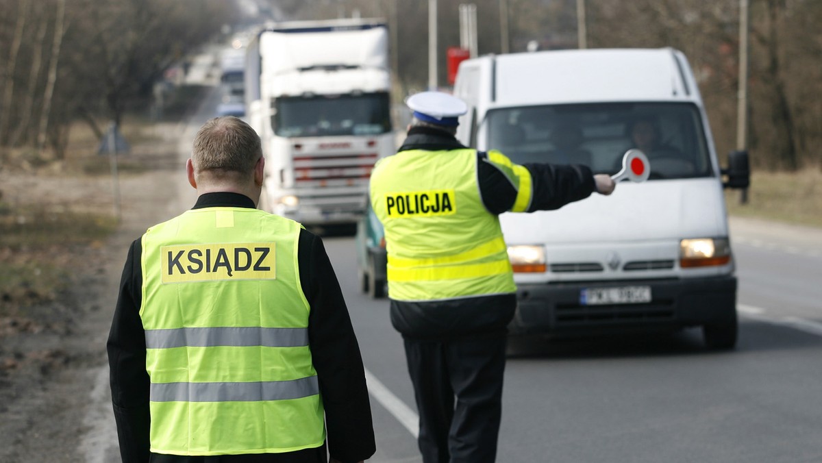 ZAWIERCIE TRZEŹWOŚĆ NA DRODZE POLICJA KSIĄDZ