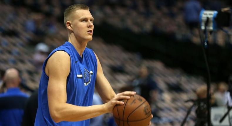 Kristaps Porzingis Shows Off Jacked Arms on Insta