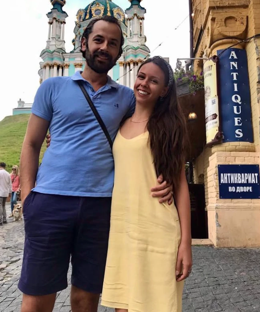 Dušan Kaličanin sa ženom