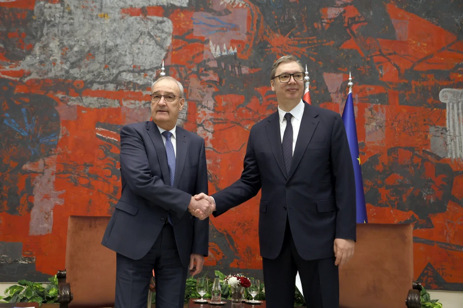 Poseta predsednika Švajcarske Konfederacije Gi Parmelana