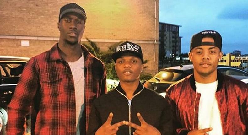 Wizkid, Nico & Vinz, after a recording session.