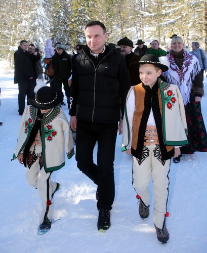 Andrzej Duda na szczytach