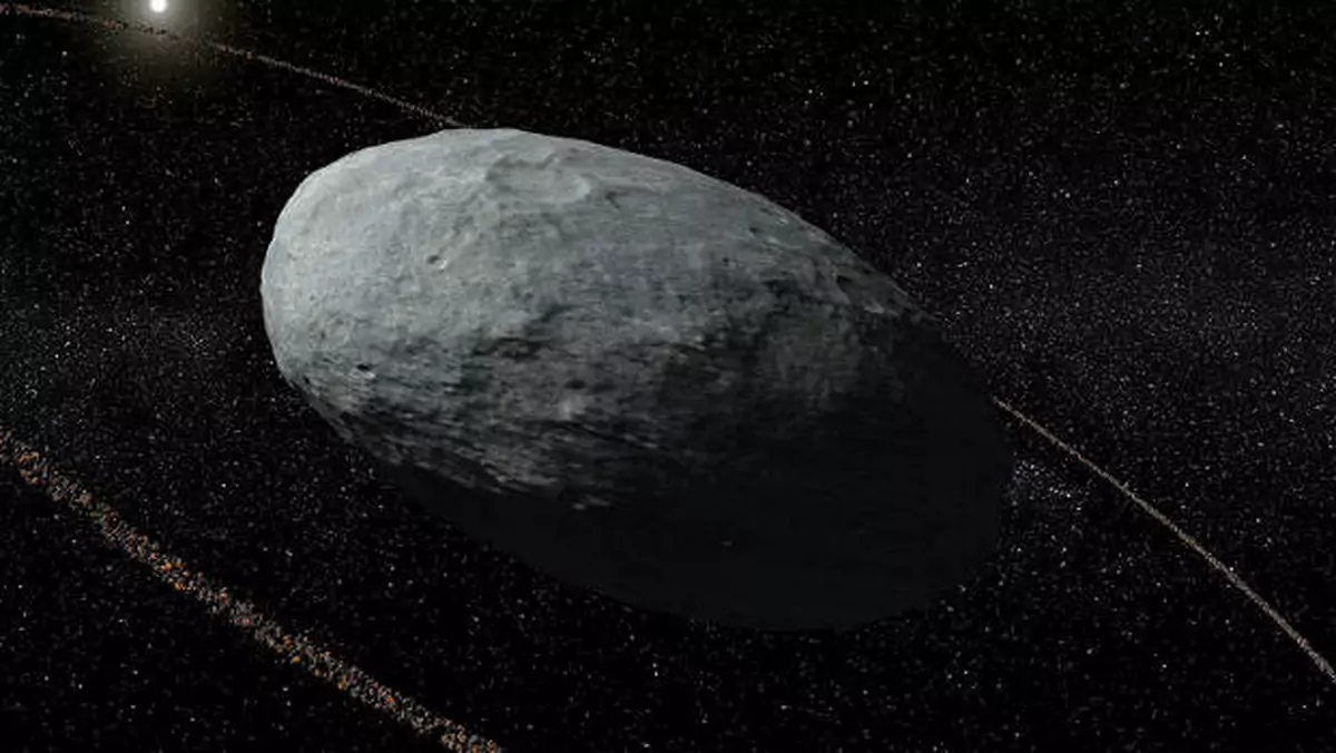 Karłowata planeta Haumea na krańcu Układu Słonecznego ma pierścień skał