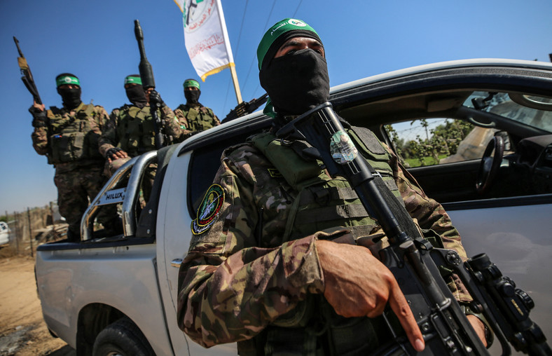 Członkowie organizacji terrorystycznej Hamas