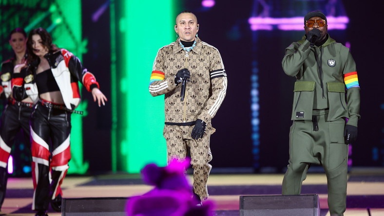 Występ zespołu Black Eyed Peas podczas koncertu pt. "Sylwester Marzeń z Dwójką" na Górnej Równi Krupowej w Zakopanem