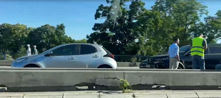 Saobraćajna nesreća na Brankovom mostu