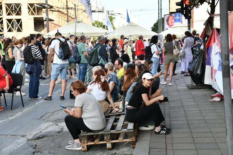 Studenti protest Kneza Miloša
