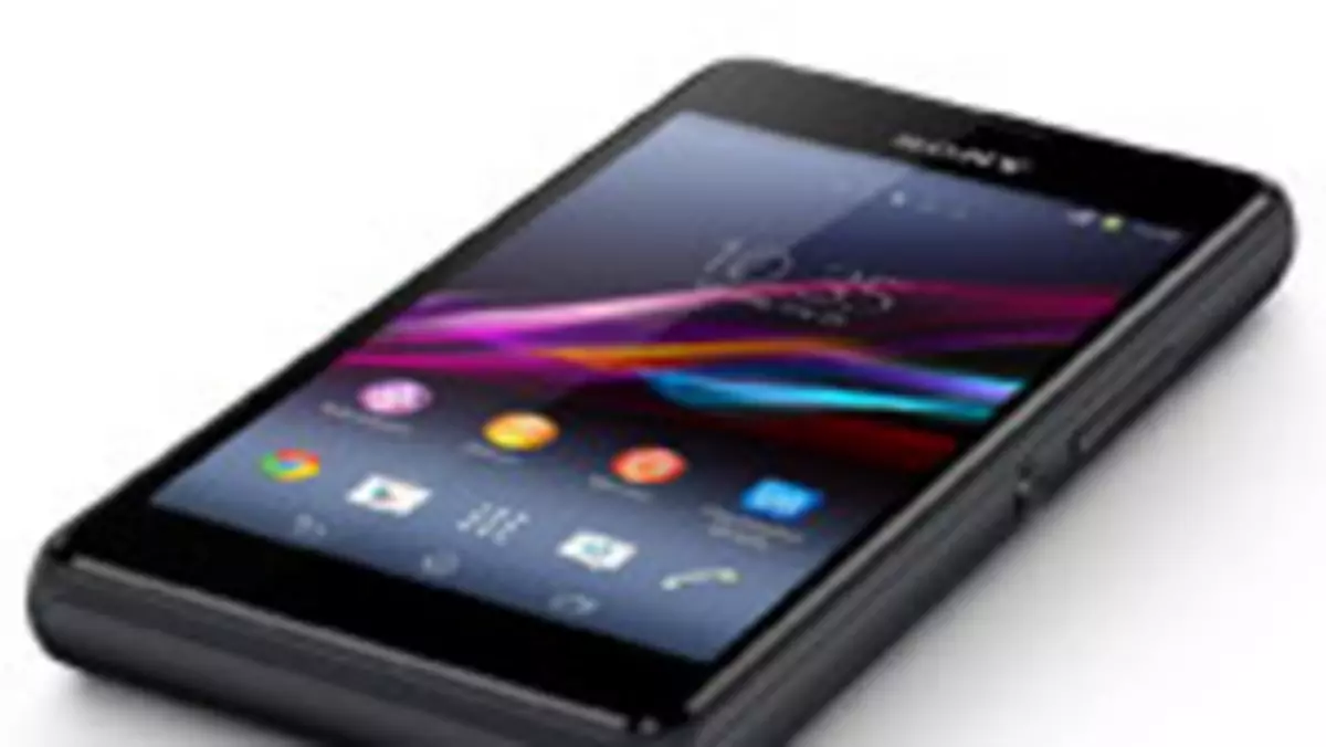 Sony przedstawia smartfon Xperia E1