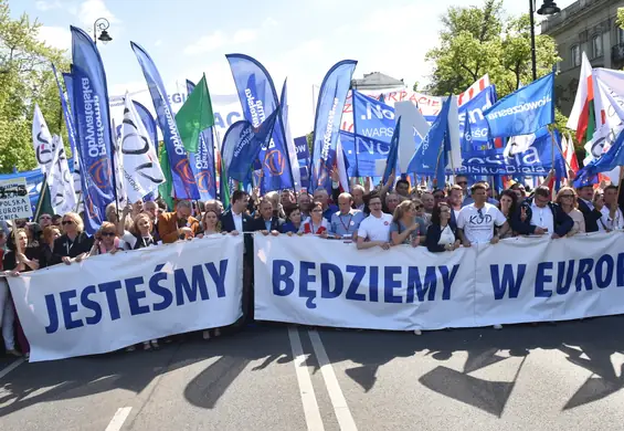 "Jarek, chłopie, jesteśmy w Europie!". Oto najlepsze reakcje sieci na majową manifestację KOD