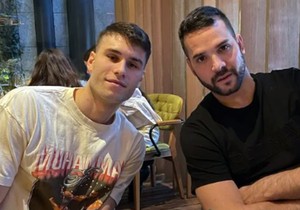 Filip Živojinović sa bratom Mariom