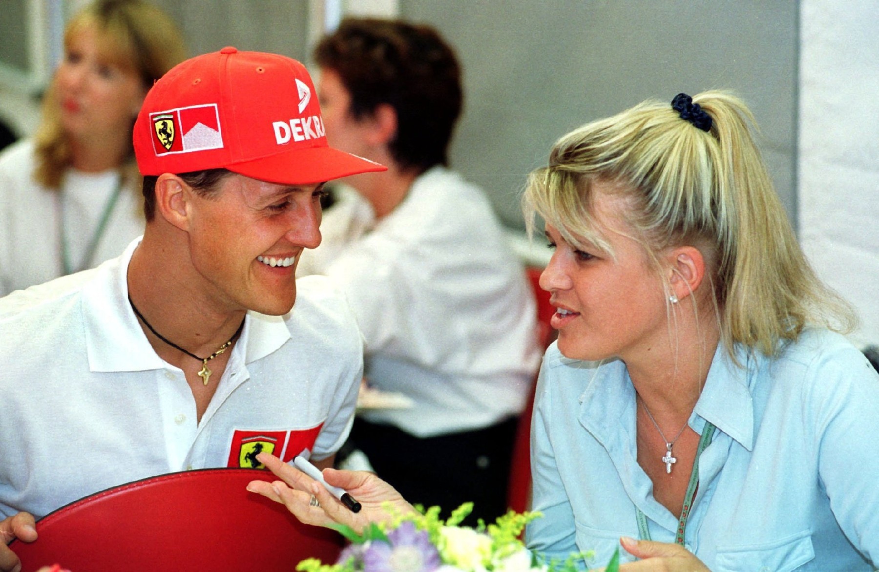 Michael Schumacher a jeho žena Corinna.