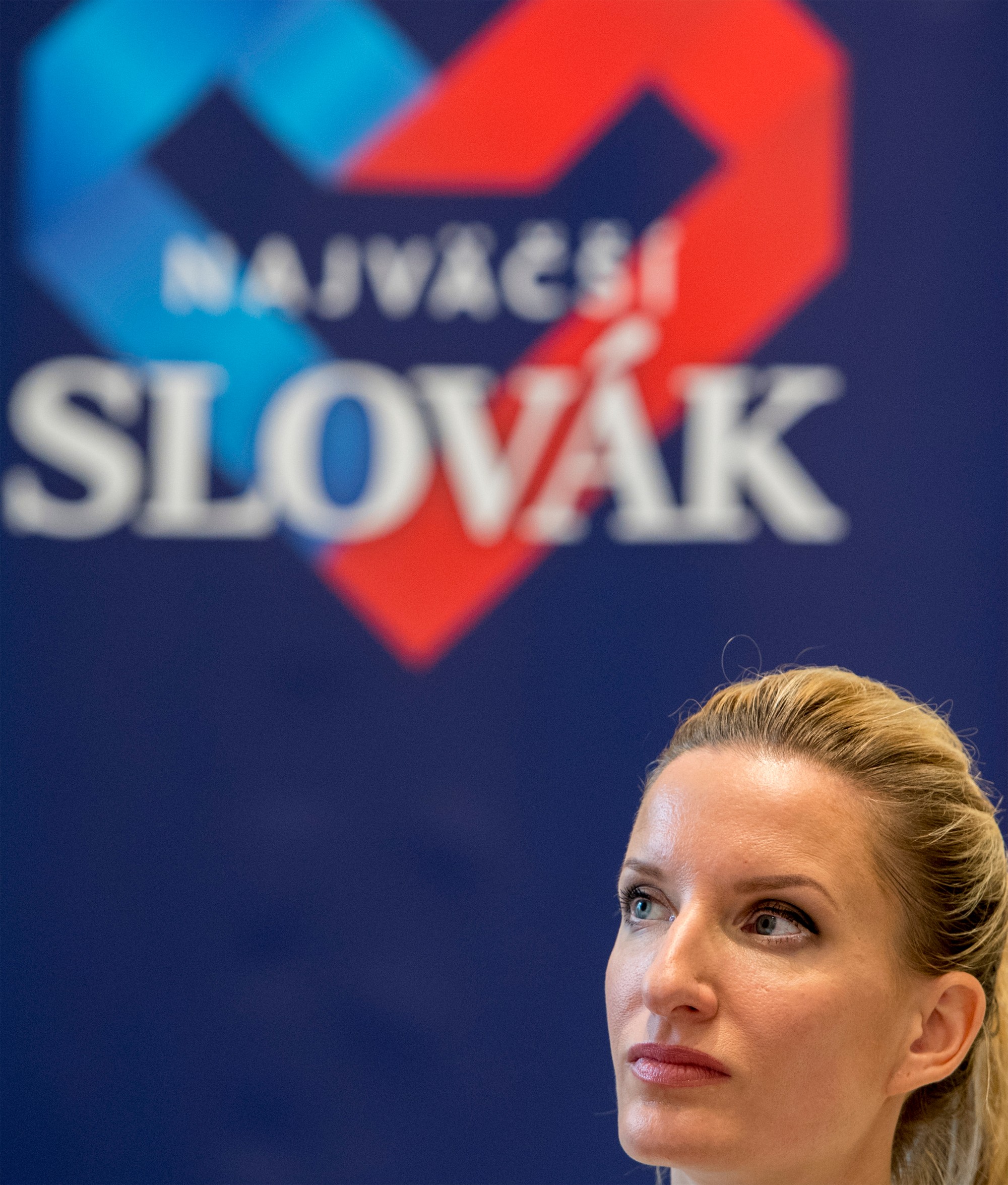 Moderátorka Adela Vinczeová.