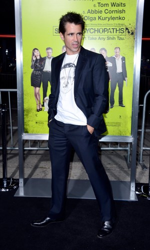 Colin Farrell na premierze 'Siedmiu psychopatów'