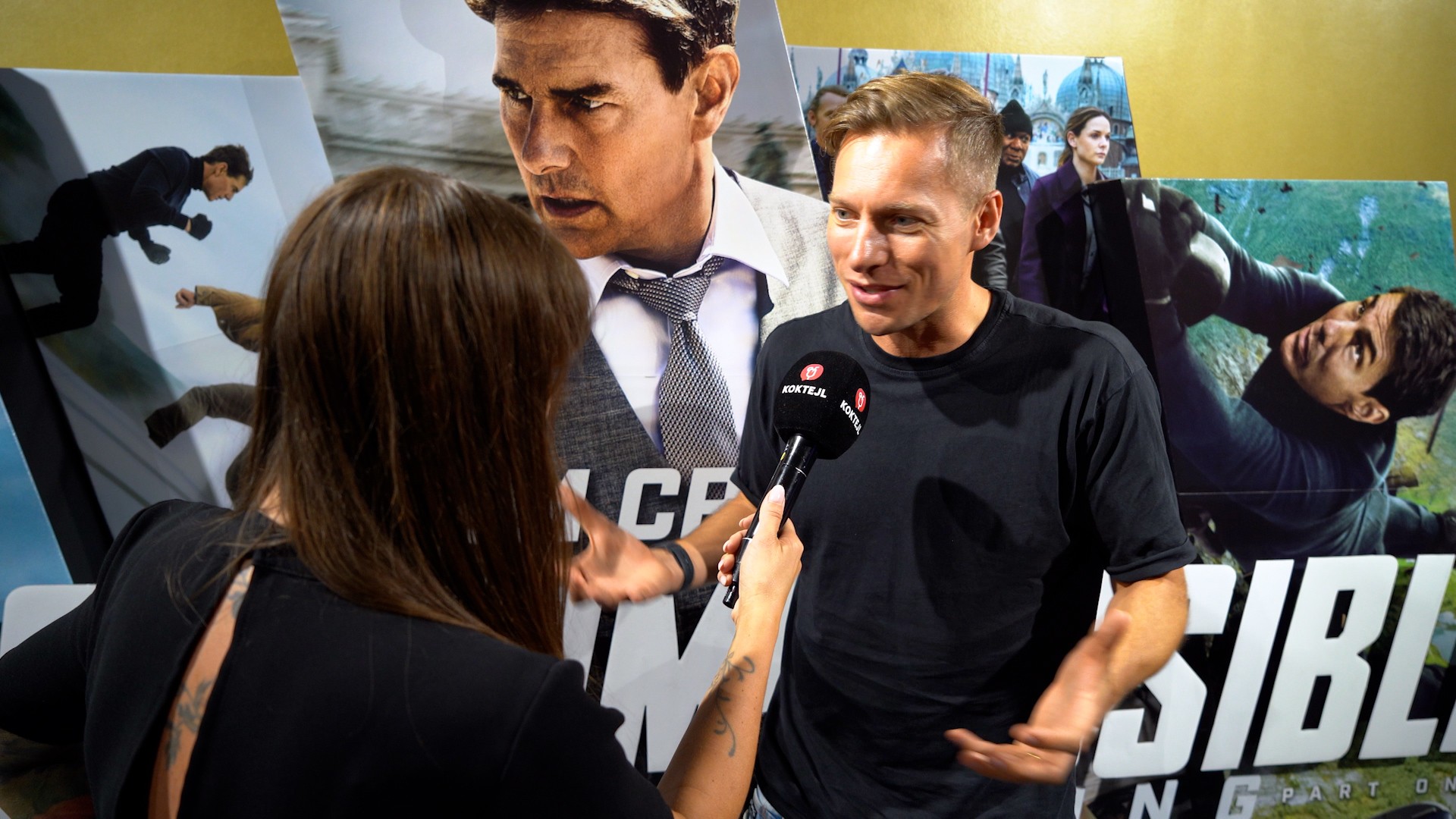 Thomas Puskailer na kinopremiére filmu Mission Impossible: Odplata časť prvá.