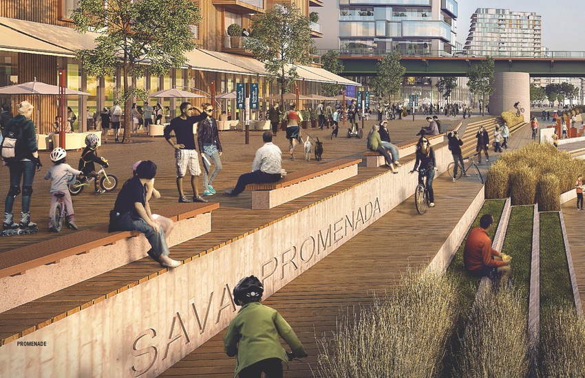 Šetalište će biti usko, ali dugo i prepuno hlada, jer je i Akino upoznao vrelo leto u Beogradu