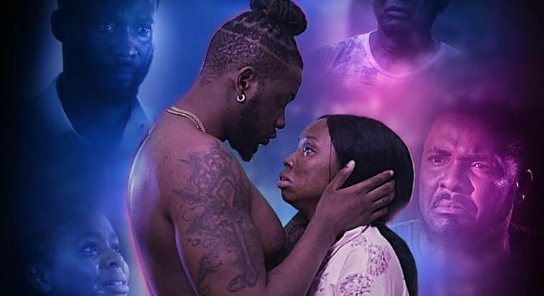 Teddy A is playing an abusive lover in ‘The Gift’, which features him opposite his love interest and ex-housemate of the BBNaija 2018, BamBam