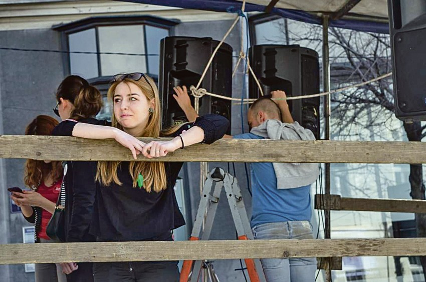 Mila Jovanović, jedna od organizatorki protesta