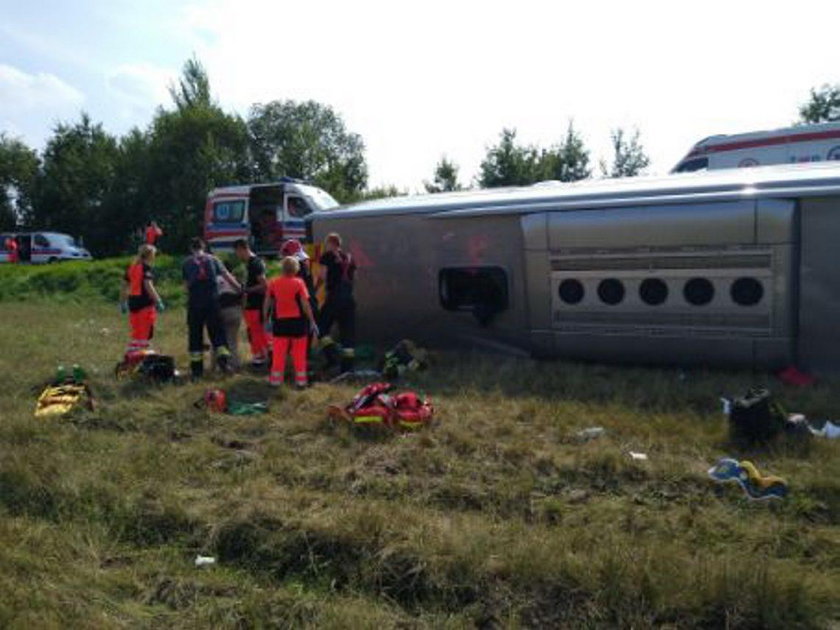 Groźny wypadek w pobliżu miejscowości Klewki