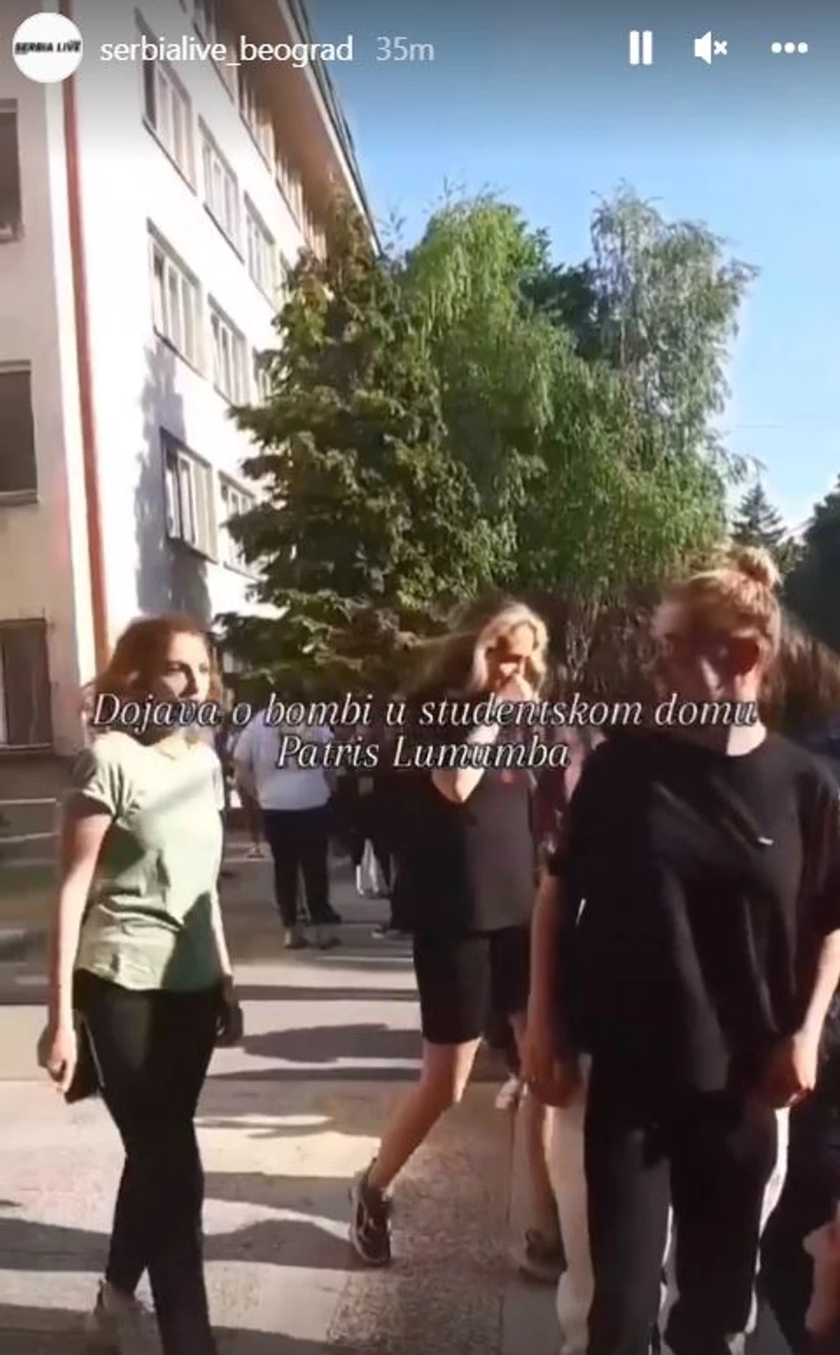 Dojava o bombi u Studentskom domu