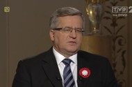 Prezydent Bronisław Komorowski w programie Tomasz Lis na żywo