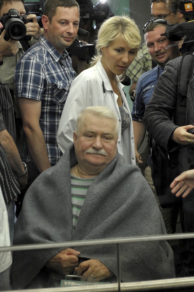 Lech Wałęsa w szpitalu