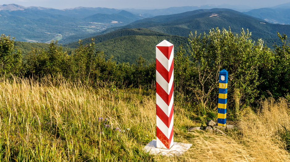 Granica polsko-ukraińska w Bieszczadach 