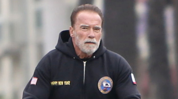 Arnold Schwarzenegger unkájának apró kezecskéjét megmutatták a boldog szülők / Fotó Northfoto