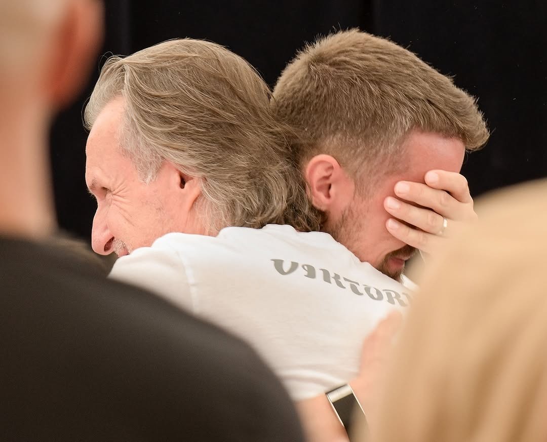 Viktor Vincze s otcom v Detskom Babylone v roku 2025.