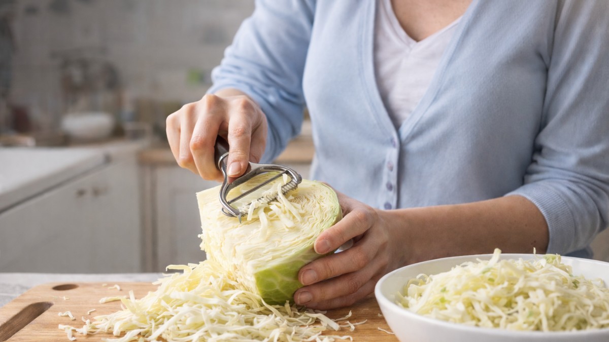 Zaboravite na sečenje nožem, jednim potezom do savršene kupus salate