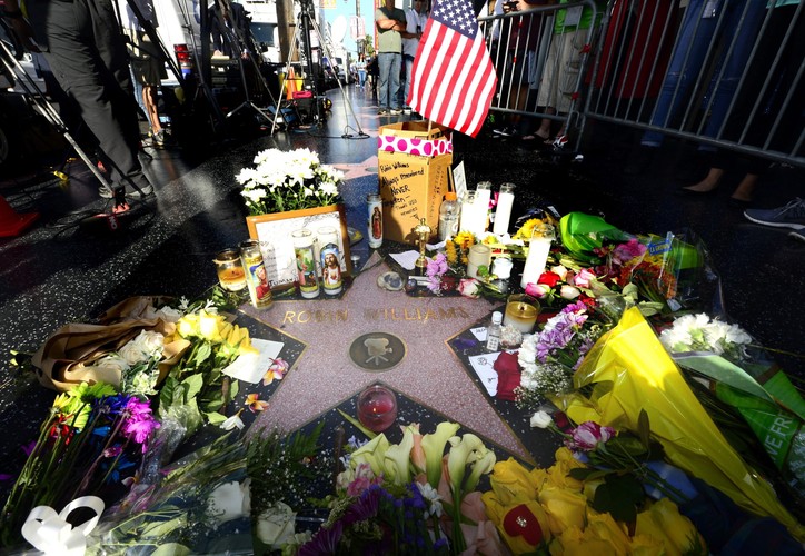 Gwiazda Robina Williamsa na Hollywood Walk of Fame (12 sierpnia 2014)