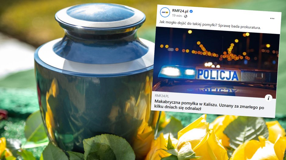 Prokuratura wszczęła śledztwo w sprawie fatalnej pomyłki w Kaliszu (Fot. Facebook/RMF24.pl)