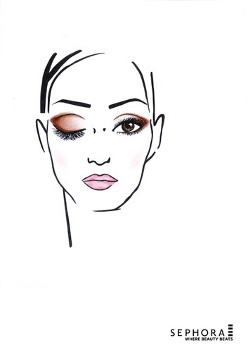 Makijaż ślubny Sephora 2014 - nude look