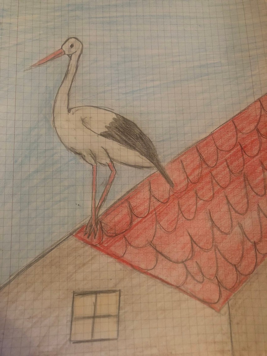 Đaci crtali Savu na časovima likovnog