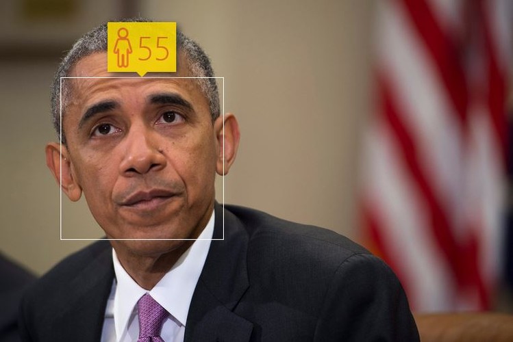 Barack Obama i jego wiek według How-Old.net