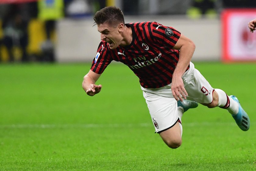 Cztery mecze w AC Milan czeka na gola Krzysztof Piątek (24 l.).