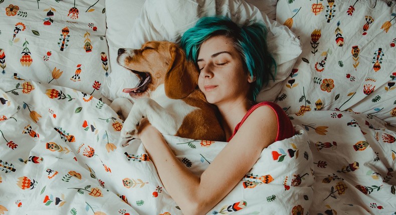 Cuddling a pet is one of the best ways to abate touch starvation.Ghetea Florin / EyeEm /Getty Images