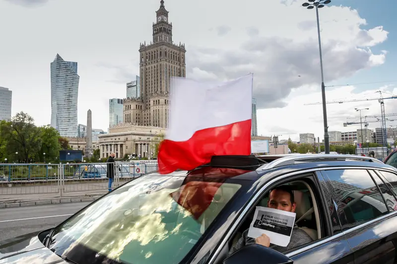 Pierwszy protest właścicieli firm w czasie pandemii