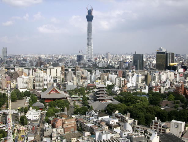 Japoński rząd rozważa budowę własnego systemu nawigacji satelitarnej, by zmniejszyć zależność od amerykańskiego GPS. Na zdj. Tokyo Sky Tree, fot. Kimimasa Mayama/Bloomberg