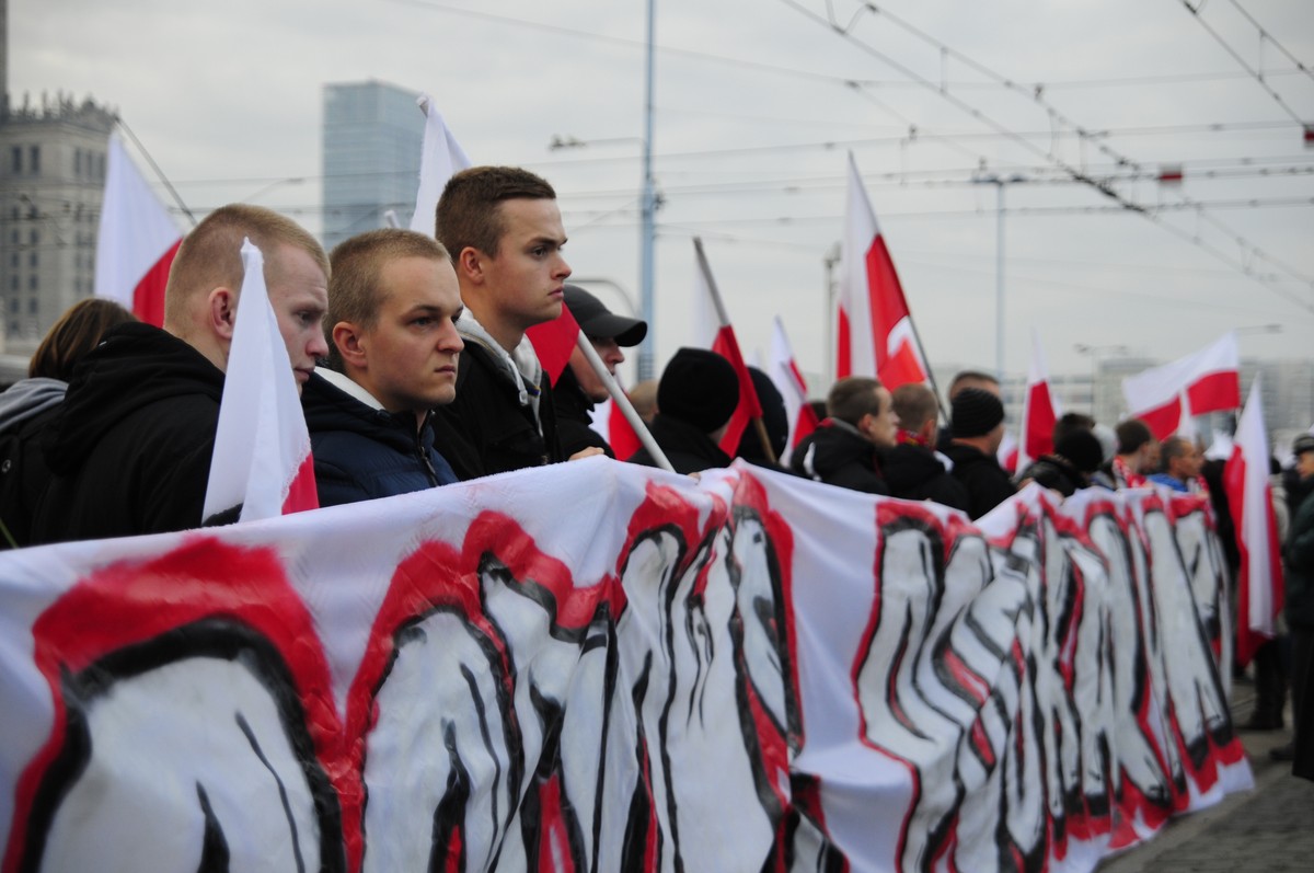 Marsz Niepodległości. Fot. Maciek Suchorabski