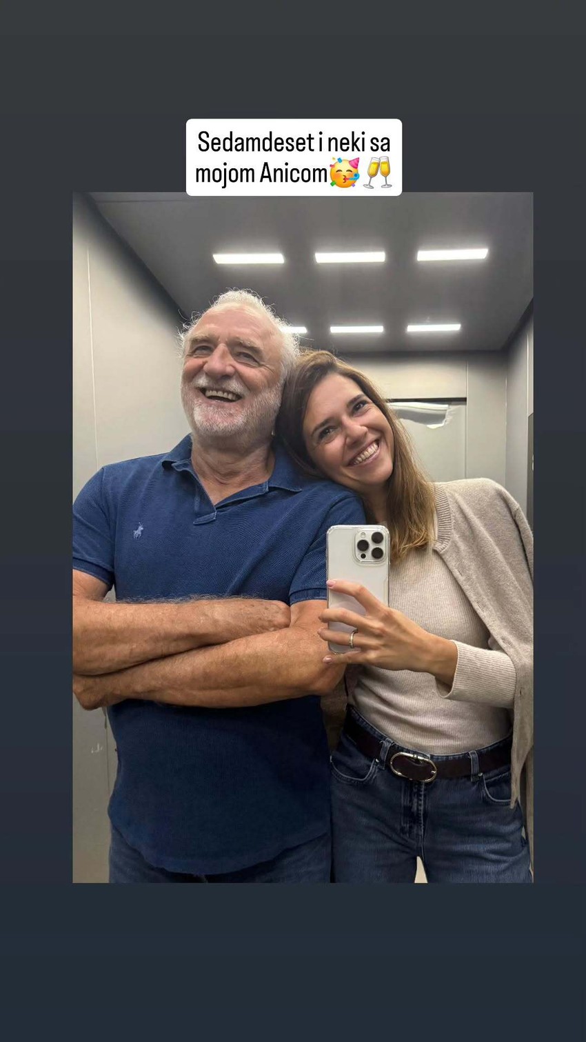 Lazar za rođendan objavio fotografiju sa Anicom